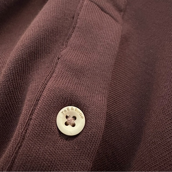 Rag & Bone Engineered Jack Button Up Shirt | Men’s XL | Burgundy Red - Picture 2 of 8